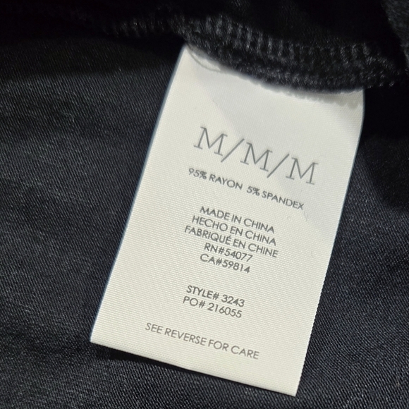 Cabi 3243 Beyond Tee Black Layered Sleeveless Tunic Lagenlook Convertible - Picture 8 of 9